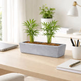 Jardineira Havana Retangular em Polietileno 37x15cm