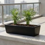 Jardineira Havana Retangular em Polietileno 37x15cm