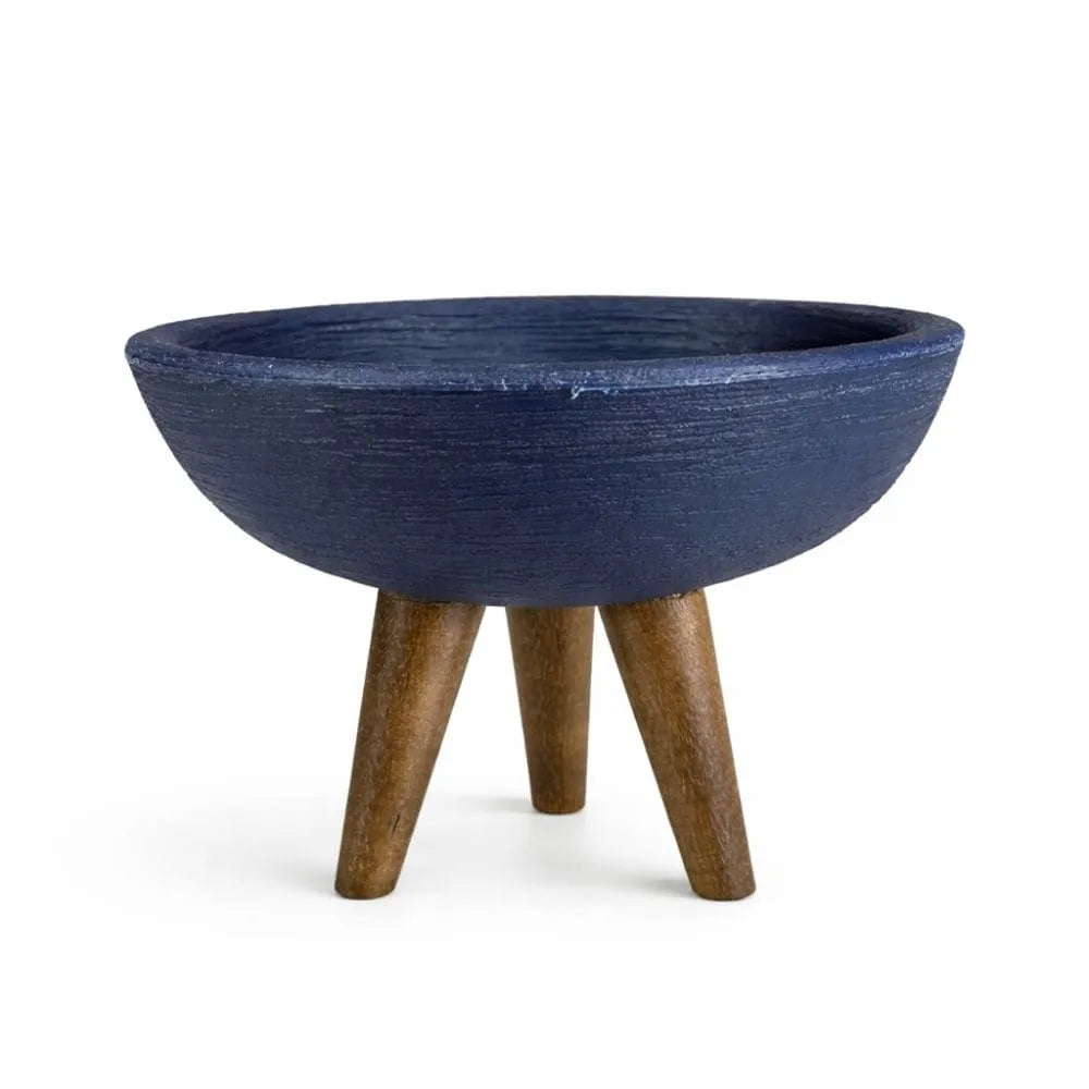 Vaso Bacia com Tripé de Madeira