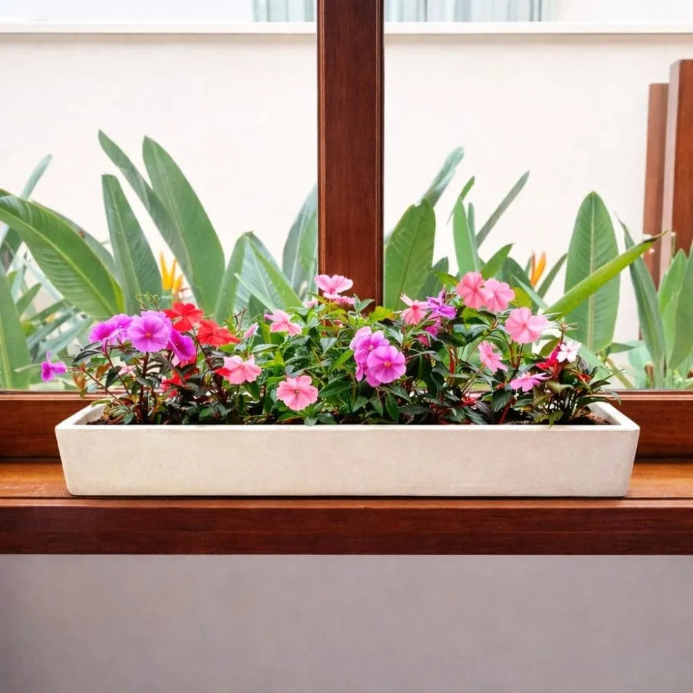 Jardineira Havana em Polietileno 80x15cm