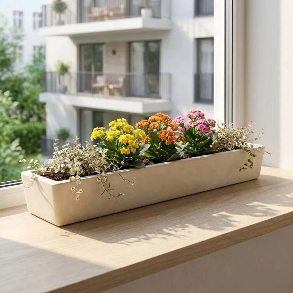 Jardineira Havana em Polietileno 80x15cm