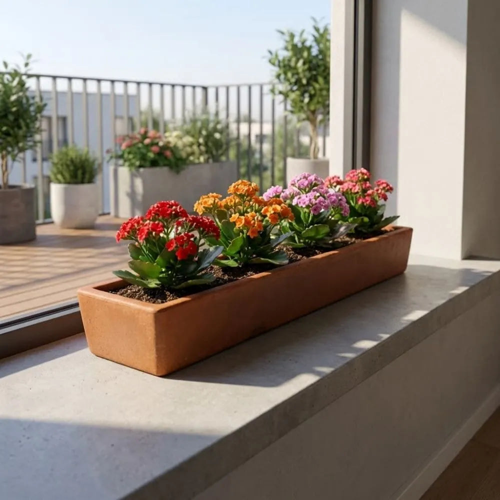 Jardineira Havana em Polietileno 80x15cm